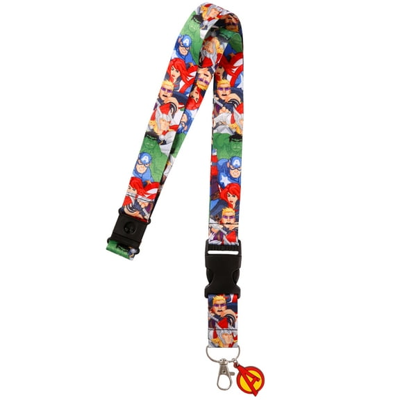 Marvel Men's Avengers Detachable Lanyard