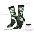 thumbnail image 6 of Women Crew Graphic Print Tube Socks Army Camouflage Pattern Design Ladies Socks, 6 of 7
