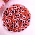 thumbnail image 2 of 50PCS 6/8/10mm Oval Beads Evil Eye Resin Spacer Beads for Jewelry Making DIY Bracelet Beads #01, 2 of 5