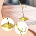 thumbnail image 6 of Rock Display Stand Crystal Holder Metal Base with Sleek Gold Finish for Home Office Photography Decor, 6 of 8
