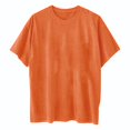 thumbnail image 3 of YDLCAFD T-Shirts pour Femmes Col en V Crop Mode Décontractée Imprimé Col Rond Manches Courtes Pull T-Shirt, 3 of 4