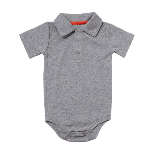 Odeerbi Chaquetas de Golf de Manga Corta Con Cuello de Algodón Para Niños y Niñas