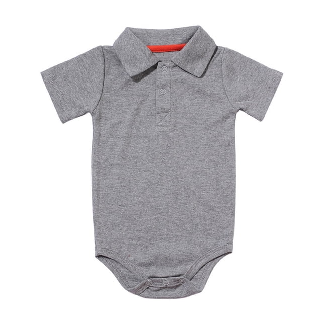 Odeerbi Chaquetas de Golf de Manga Corta Con Cuello de Algodón Para Niños y Niñas