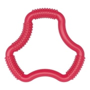 Dr. Brown's Flexees Baby Teether, Pink Ergonomic, 100% Silicone, Infant-Toddler, 1-Pack