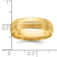 thumbnail image 7 of 14K Yellow Gold Heavy Comfort Fit Fancy Band Ring Size 9, 7 of 7