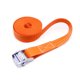 thumbnail image 1 of Juego de 4 correas de amarre, longitud 2 m, ancho 25 mm, capacidad de amarre 250 kg, naranja, 1 of 5