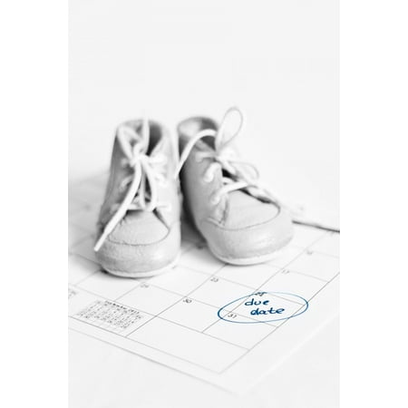 Due Date Calculator Pregnant - Canvas Print Due Pregnancy Date Expecting Calendar Pregnant Stretched Canvas 10 x 14
