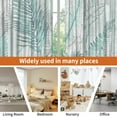 thumbnail image 6 of Lfeey Leaf Print Blackout Curtains, Bedroom Living Room，Room Darkening Rod Pocket Curtains, 63 Inch Length, 2 Panels, 6 of 6