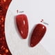 thumbnail image 4 of GAOY Esmalte de uñas de gel con purpurina, 0.6 fl oz, esmalte de gel rojo brillante, curado con luz UV para arte de uñas DIY en casa, 1147 rojo Navidad, 4 of 4