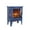 Blue, variant on CQSXDA 17 Inch Freestanding Electric Fireplace Stove Heater With 3D Flame Effect, Home Heating Solution For Cozy Spaces