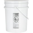thumbnail image 4 of House Naturals 5 Gallon Plastic Bucket Pail Food Grade with Blue Screw on Lid(Pack of 3) Made in USA, 4 of 5