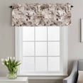 thumbnail image 2 of Rod Pocket Window Valances Farm Cow Animal Fur Texture Short Kitchen Curtains Minimalist Brown Window Treatment Drapes for Bedroom Bathroom Living Room 56x16In,1 Panel, 2 of 9