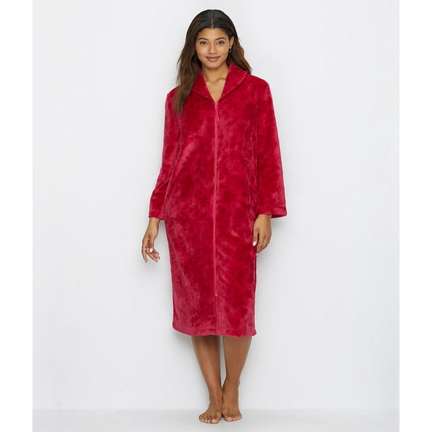 Karen Neuburger - Karen Neuburger Womens Full Zip Shawl Collar Robe ...