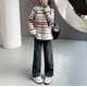 thumbnail image 5 of Cowsor Girls Wide Leg Jeans Baggy High Elastic Waist Denim Pants Cute Y2K Trendy Tween Streetwear, 5 of 7
