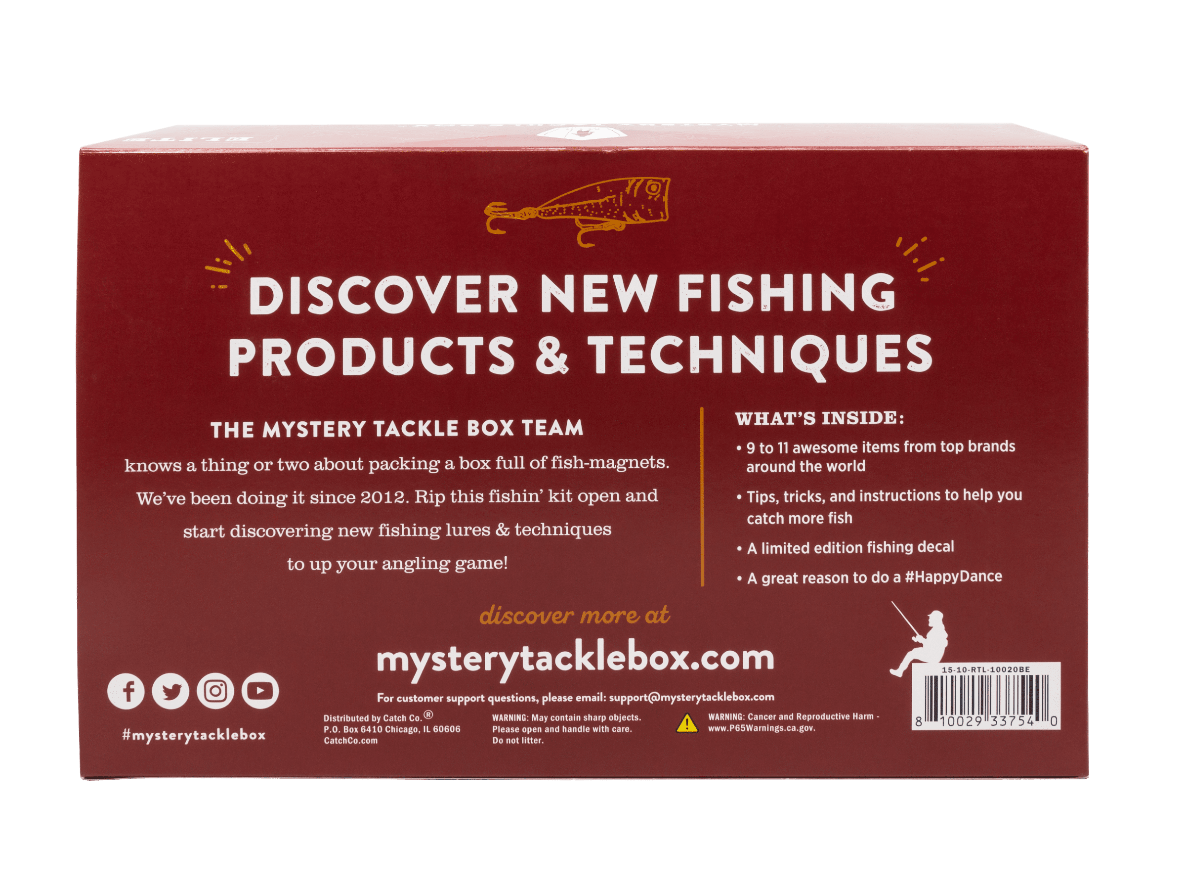 Mystery Tackle Box Elite Bass Fishing Lure Kit - Lead Free
