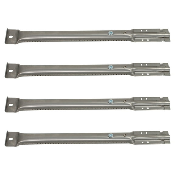 4-Pack BBQ Gas Grill Tube Burner Replacement Parts for Charbroil 463722314 - Compatible Barbeque Stainless Steel Pipe Burners