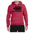 thumbnail image 2 of Cute Heart Never Power off Love Couple Gift Valentine's Day Unisex Graphic Hoodie Sweatshirt, Vintage Heather Red, 2XL, 2 of 3