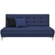 thumbnail image 2 of Sofa Cama Reclinable El Bazar Store Zeus Azul Marino Lino Futon 3 posiciones Abotonado Sala, 2 of 8