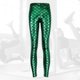 thumbnail image 4 of Leggings elegantes y sexys de escamas de pez para mujer (talla M, verde oscuro), 4 of 7