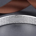 thumbnail image 4 of Justharion Adjustable Silver Bangles For Women Suitable For Any Outfit Adjustable Size Lightweight Funky Gift, 4 of 6