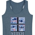 thumbnail image 3 of Disney - Lilo & Stitch - All The Expressions of Stitch - Women's Racerback Tank Top, 3 of 5