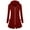 Wine, variant on ShiShine Womens Zip Up Long Hoodie Jacket Lightweight Tunic Sweatshirt Open Front Cardigan