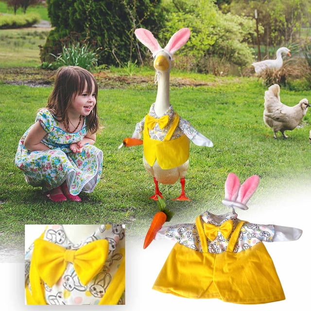 Decoración de Vacaciones al Aire Libre para Pascua y Navidad | Gran figura de 23 pulgadas de tela blanca impermeable para patio de porche • Resistente al desvanecimiento | Disfraz festivo llamativo