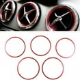 thumbnail image 2 of Enhanced Look with Red Aluminum Ventilation Rings for Mercedes for BENZ, 2 of 3