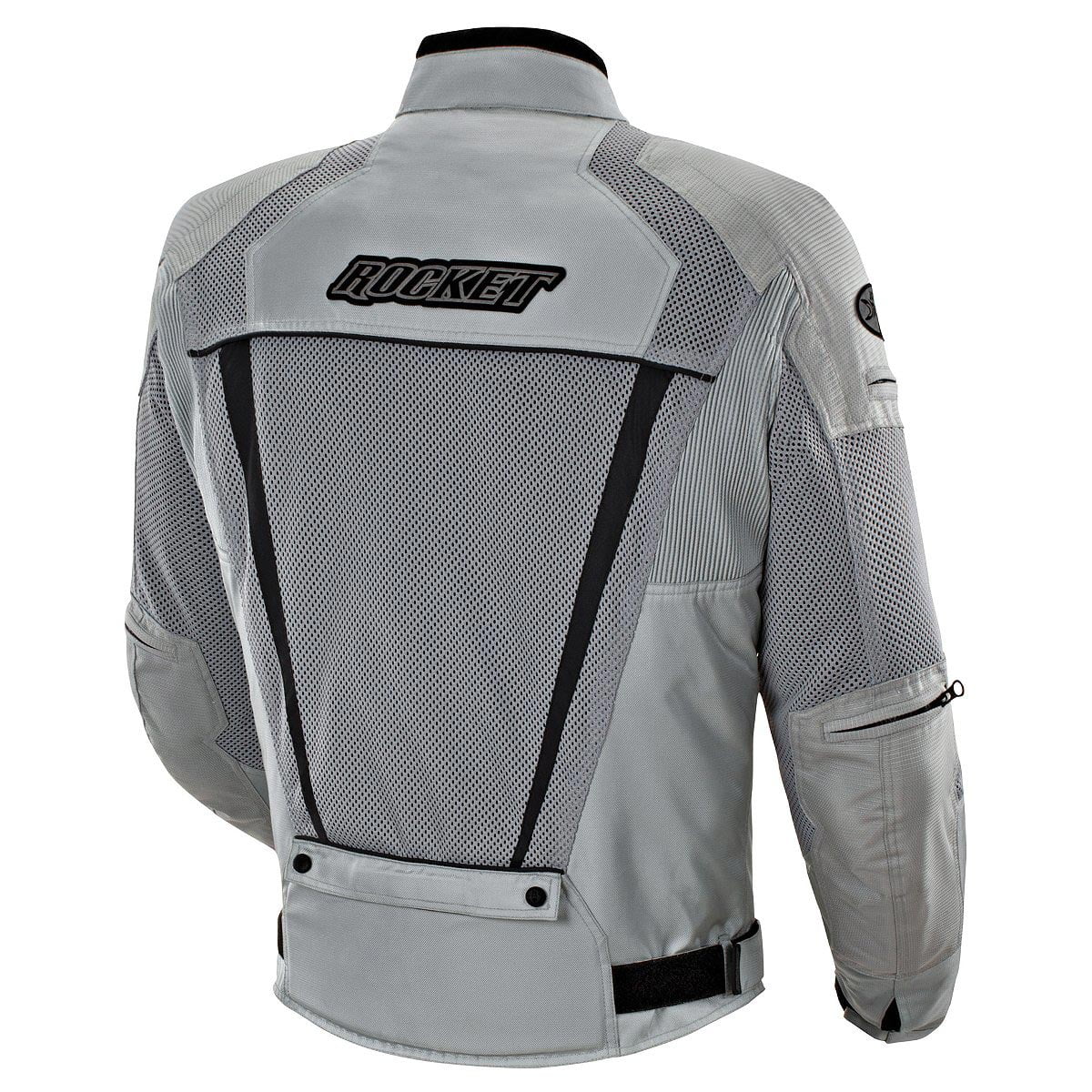Joe Rocket Phoenix Ion Mesh Jacket Silver Mens size LG-Tall