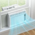 thumbnail image 1 of 6000 BTU Window Air Conditioner with WIFI Function and Fixed-Speed Operation, ABS Housing, for Small Rooms, Compact Window-Mount AC for Bedroom or Apartment, White, 1 of 7