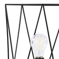 thumbnail image 2 of Ora 26 Inch Modern Table Lamp Square Cage Shade Round Metal Base Black - Saltoro Sherpi, 2 of 5