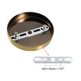 thumbnail image 2 of Uxcell 120mm 4.7inch Light Canopy Kit Ceiling Pendant Plate Gold Bronze 3 Pack, 2 of 5