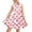 Pink Cow Print Strawberry, variant on Renewold Lovely Sleeveless Princess Dress for Kids Girl 5-6T Colorful Butterfly A-Line Swing Dresses Spring Summer Outdoor Dance Skater Dress, Purple