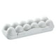 thumbnail image 2 of Caja de almacenamiento de huevos, soporte de plástico apilable para huevos, organizador de almacenamiento de rejillas con tapa a presión, Organizadores de utensilios de cocina Gris 12 rejilla Inteprter HA003342-03, 2 of 6