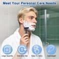 thumbnail image 5 of 12 Pack Disposable Razors for Men, Men's Disposable Shaving Razors, Triple Blade Disposable Shaving Razors with Lubricating Strip, Anti-Slip Handle Disposable Shaver for Travel Hotel Home Daily Shave, 5 of 7