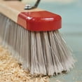 24 in. Premium Indoor Hardwood/Steel Handle Push Broom for Sand, Saw