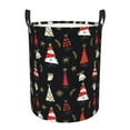 Cauagu Christmas Tree and Gold Socks for Laundry Basket,Collapsible