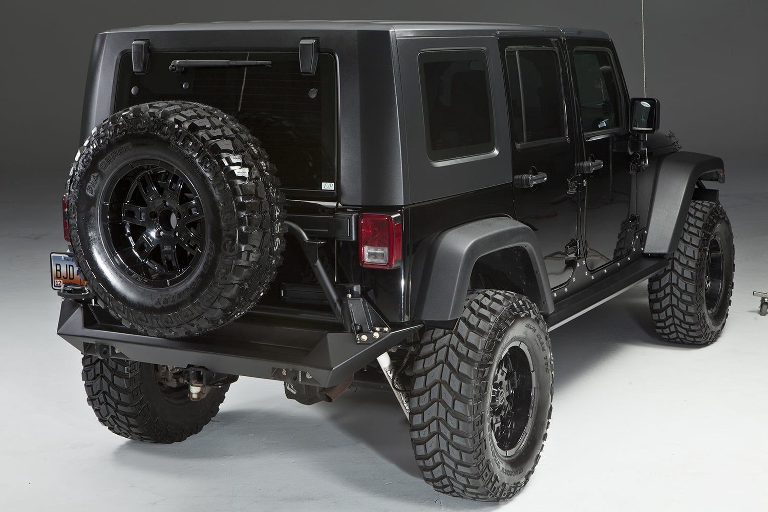 07-18 WRANGLER JK REAR BASE BUMPER BARE STEEL (NO TIRE CARRIER) Fits select: 2015-2017 JEEP WRANGLER UNLIMITED, 2012-2014 JEEP WRANGLER