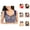 Blue, variant on Cooling Bras for Women Plus Size Seamless Wireless Push Up Sleeping Sports Yoga Bralettes Everyday Bra