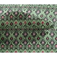 thumbnail image 5 of oneOone Viscose Chiffon Light Green Fabric Ikat Quilting Supplies Print Sewing Fabric By The Yard 42 Inch Wide, 5 of 6