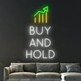 thumbnail image 4 of Handmadetneonsign Buy And Hold Stock Market Neon Light, Trading Neon Sign, Bitcoin Led Sign, 4 of 5