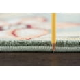 thumbnail image 4 of Transitional 2x8 Area Rug (2'3'' x 7'7'') Floral Seafoam, Creamy Ivory Indoor Runner Easy to Clean, 4 of 8