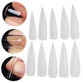 thumbnail image 4 of 500pcs 3 Colors False Nail Tips Long False Nail DIY Decoration Transparent, 4 of 7
