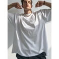 thumbnail image 2 of [Motivational Tee] 100% Cotton NEVER GIVE UP Men's Oversized Graphic T-Shirt | Bold Motivational Print Tee, Breathable Summer Streetwear, Regular Fit Short Sleeve Round Neck Casual Top, PLUS SIZE, 2 of 3