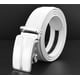 thumbnail image 5 of Cinturón blanco de piel auténtica para hombre con hebilla automática, cinturón de 3,5 cm de ancho y 105 cm de largo, 5 of 5