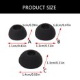thumbnail image 5 of 6 Pack Soft Earbud Tips Covers Sleeve Earpieces Superior Noise Cancellation Noise Isolating Designs Long Wear for Buds 3, 5 of 12