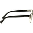 thumbnail image 3 of COACH Eyeglasses HC 5074 9239 Satin Black Silver/Black 52MM, 3 of 5