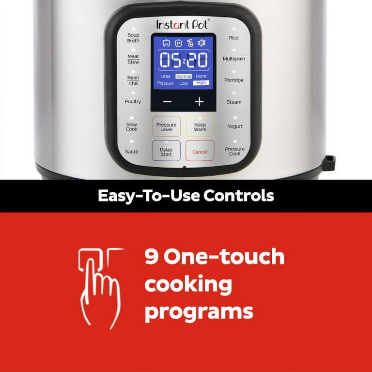 Instant Pot 6 Qt Duo Crisp 9-in-1 Air Fryer and Pressure Cooker