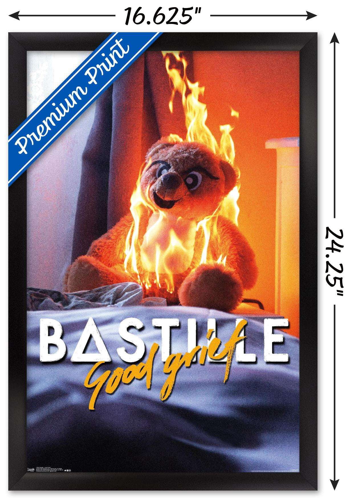 Bastille - Good Grief Wall Poster, 14.725" x 22.375", Framed