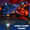 thumbnail image 3 of Soumake A1 Mobile Gaming Trigger Professional RGB Lighting Vibration Type Aim Shooting Game Controller Gamepad Pulse Key Button for Mobile Phone, 3 of 5